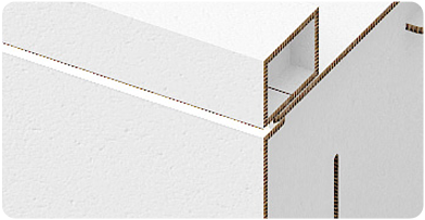 WHITE finish example